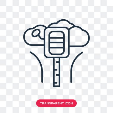 Saydam arka plan üzerinde kontrol kulesi logo tasarımı izole kontrol kulesi vektör simgesi