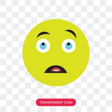 Vektör simgesi üzerinde şeffaf arka plan izole düşünme, düşünme