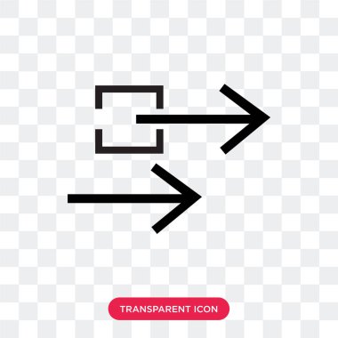 Saydam arka plan üzerinde sürükle logosu d izole vektör simgesini sürükleyin