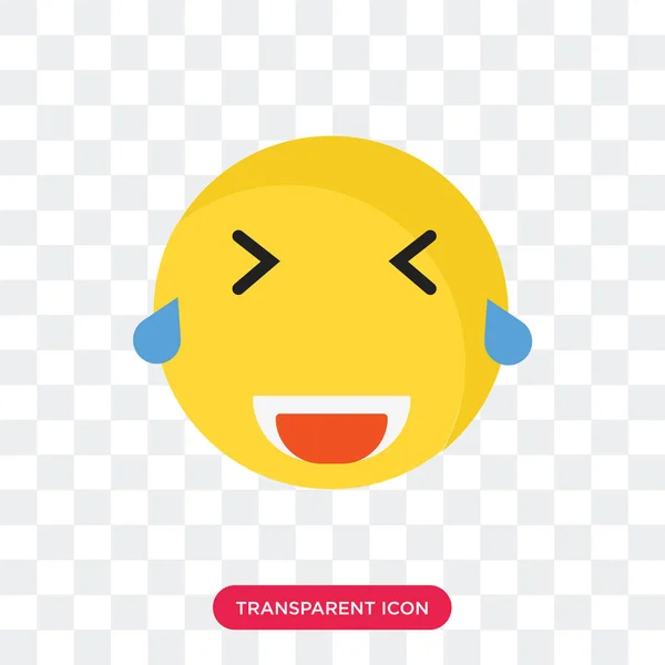 Icône vectorielle sourire riante isolée sur fond transparent, L — Image vectorielle