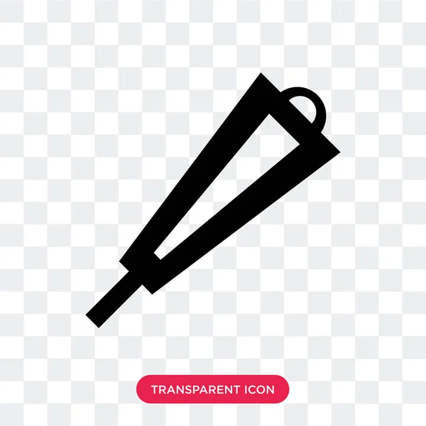 Icono vectorial monoocular aislado sobre fondo transparente, Monocu — Vector de stock