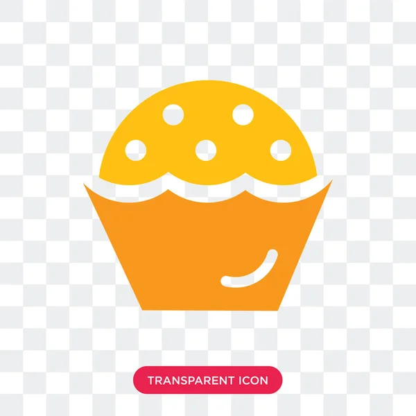 ケーキ ベクトルのアイコンが透明な背景、ケーキ ロゴ d に分離 — ストックベクタ