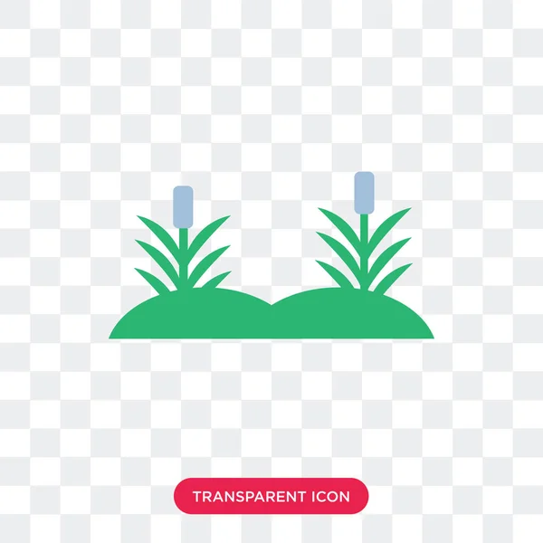 Lake vector pictogram geïsoleerd op transparante achtergrond, Lake logo d — Stockvector