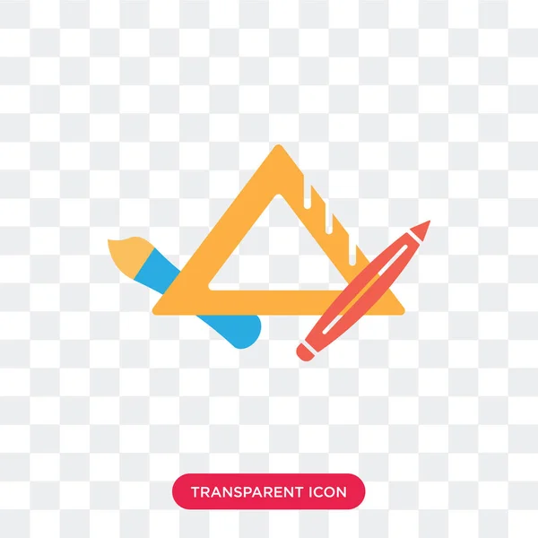 Pen vector pictogram geïsoleerd op transparante achtergrond, Pen logo des — Stockvector