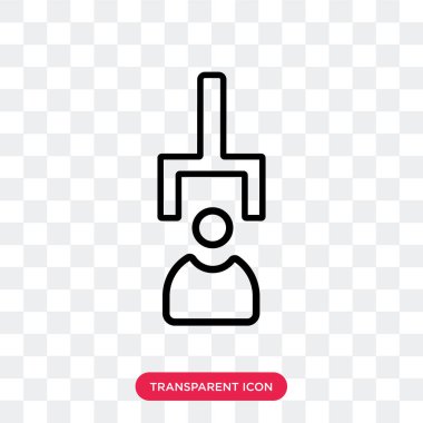 Saydam arka plan üzerinde iş logo des izole iş vektör simgesi