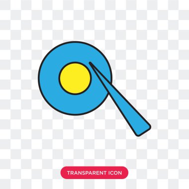 Saydam arka plan üzerinde Turnta izole pikap vektör simgesi