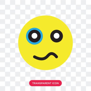 Siyah göz vektör simgesini şeffaf arka plan üzerinde siyah izole 