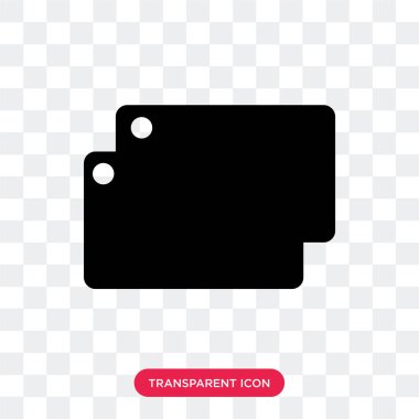  şeffaf arka plan, logo tasarımı izole vektör simgesi