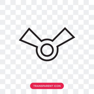 Saydam arka plan üzerinde kazanan lo izole kazanan vektör simgesi