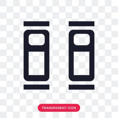 Yataklar şeffaf arka plan üzerinde yataklar logosu d izole simge vektör