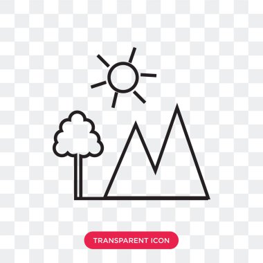 saydam arka plan üzerinde doğa lo izole doğa vektör simgesi