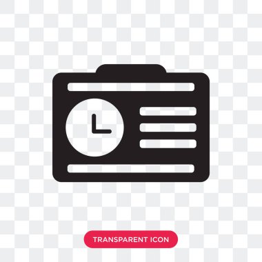 Saydam arka plan üzerinde kayıtları izole kayıtları vektör simgesi 