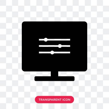  şeffaf arka plan, logo tasarımı izole vektör simgesi