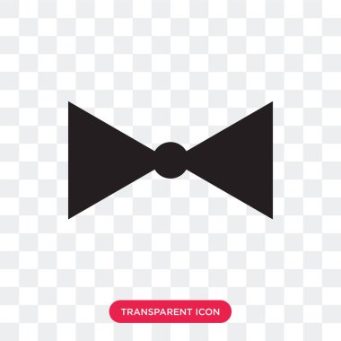 Saydam arka plan üzerinde yay bl izole yay siyah vektör simgesi