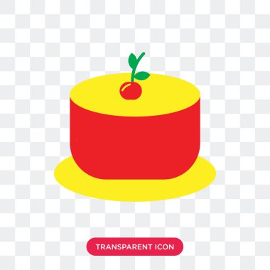 Saydam arka plan üzerinde jöle logo izole jöle vektör simgesi