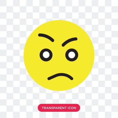 Saydam arka plan üzerinde öfke izole öfke vektör simgesi 