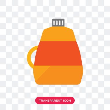 Saydam arka plan üzerinde Softene izole yumuşatıcı vektör simgesi