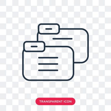 Saydam arka plan üzerinde klasör logo tasarımı izole klasör vektör simgesi