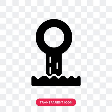 Saydam arka plan üzerinde kanalizasyon lo izole kanalizasyon vektör simgesi