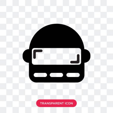 Saydam arka plan üzerinde kaynakçı lo izole kaynakçı vektör simgesi