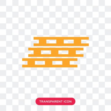 Saydam arka plan üzerinde palet lo izole palet vektör simgesi