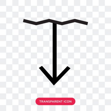 Download şeffaf arka plan üzerinde Downloa izole vektör simge