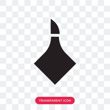 Saydam arka plan üzerinde şişe lo izole şişe vektör simgesi