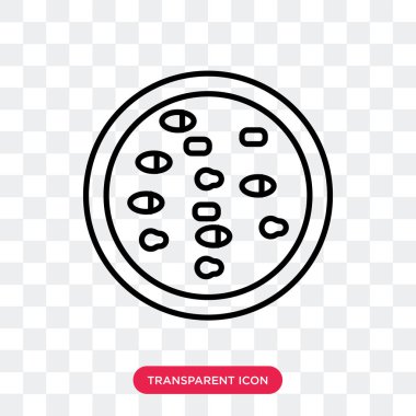 Hücreleri saydam arka plan üzerinde hücreleri logo tasarımı izole simge vektör