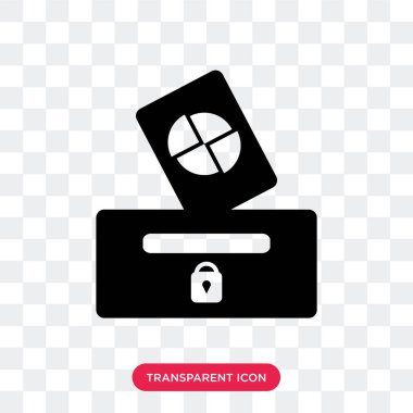 Saydam arka plan üzerinde Electi izole seçimleri vektör simgesi