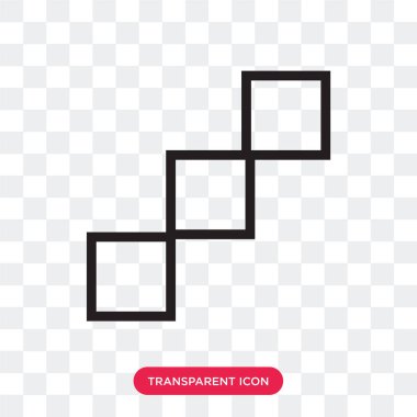 saydam arka plan üzerinde abstrac izole soyut vektör simgesi