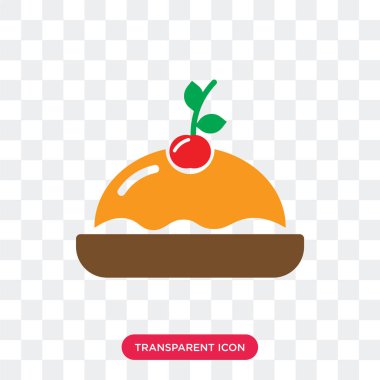 Saydam arka plan üzerinde gözleme izole krep vektör simgesi