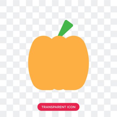 Saydam arka plan üzerinde Gi izole dev kabak vektör simgesi