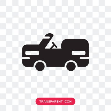 Saydam arka plan üzerinde Jeep logosu d izole Jeep vektör simgesi