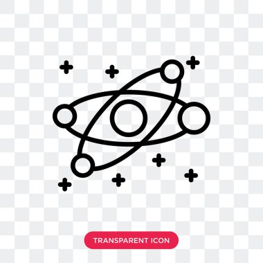 Saydam arka plan üzerinde Galaxy lo izole Galaxy vektör simgesi