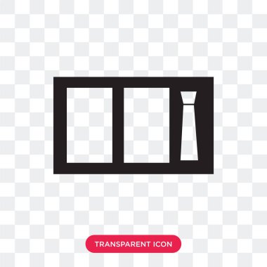 Far Paleti fırça vektör simgesi üzerinde transparen izole