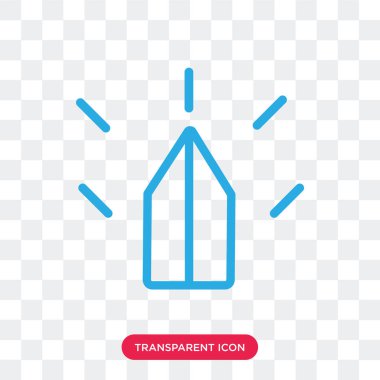  şeffaf arka plan, logo tasarımı izole vektör simgesi