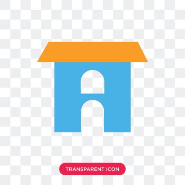 Saydam arka plan üzerinde Barbe izole berber vektör simgesi