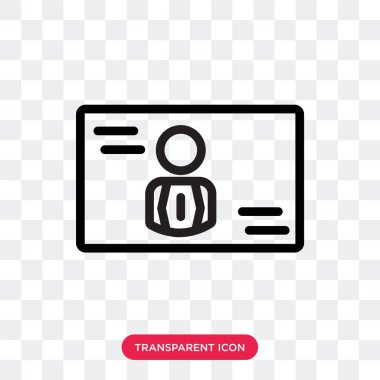 Saydam arka plan üzerinde Candid izole aday vektör simgesi