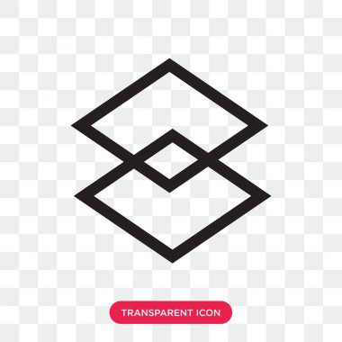 Saydam arka plan üzerinde Dimen izole boyutları vektör simgesi