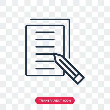 Saydam arka plan üzerinde Not logo tasarımı izole Not vektör simgesi