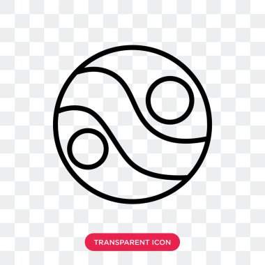 Saydam arka plan üzerinde Moon logosu d izole ay vektör simgesi