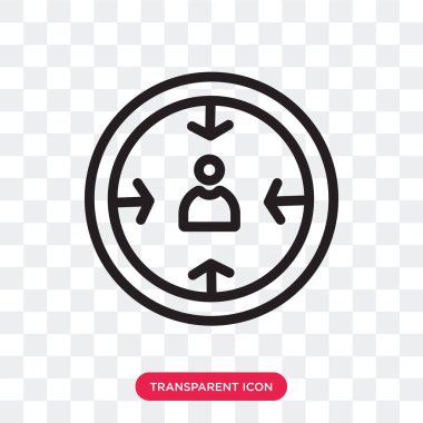 Saydam arka plan üzerinde Yöneticisi izole Yöneticisi vektör simgesi 