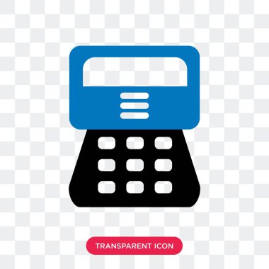 Saydam arka plan üzerinde kasiyer izole kasiyer vektör simgesi 