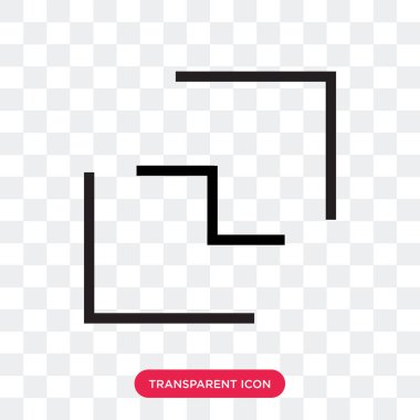 Saydam arka plan üzerinde düğme lo izole düğme vektör simgesi