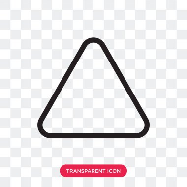 Yukarı ok vektör simgesi arro kadar şeffaf arka plan üzerinde izole