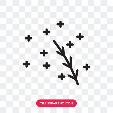 Saydam arka plan üzerinde Magic izole sihirli değnek vektör simgesi