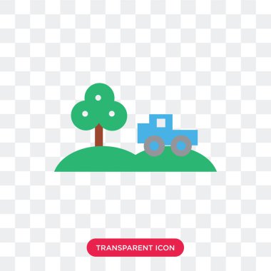 Saydam arka plan üzerinde alan logo izole alan vektör simgesi