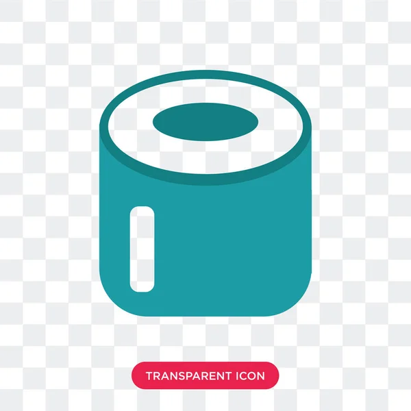 Icône vectorielle papier toilette isolée sur fond transparent, Toi — Image vectorielle
