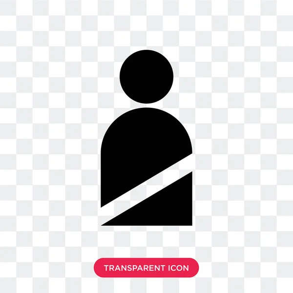 Benutzervektorsymbol isoliert auf transparentem Hintergrund, Benutzerlogo d — Stockvektor