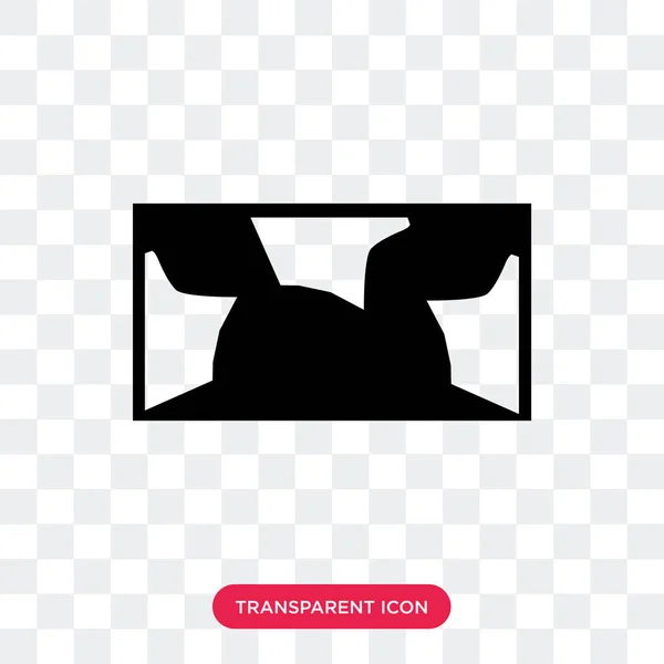 Mappa icona vettoriale isolata su sfondo trasparente, Mappa logo des — Vettoriale Stock